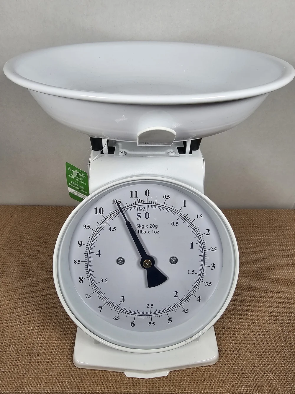 Ashland White Retro Kitchen Scale